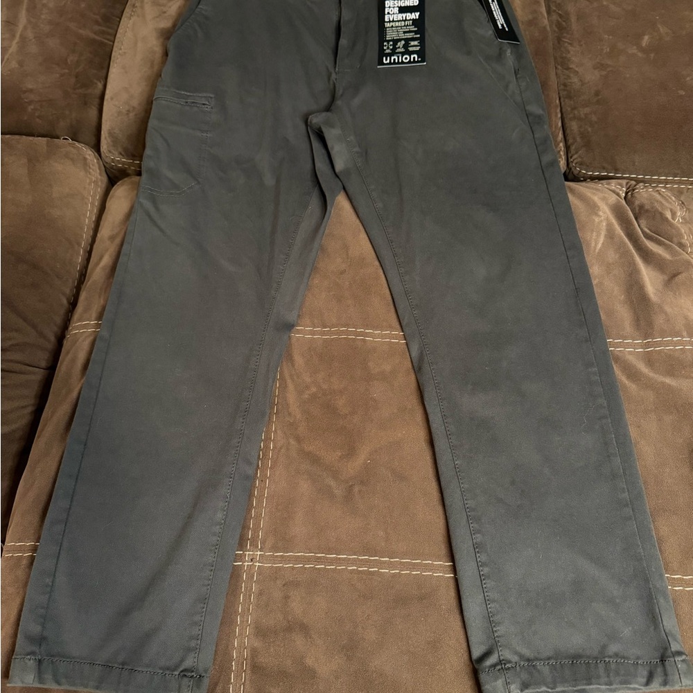 Union Men's Charcoal Chinos